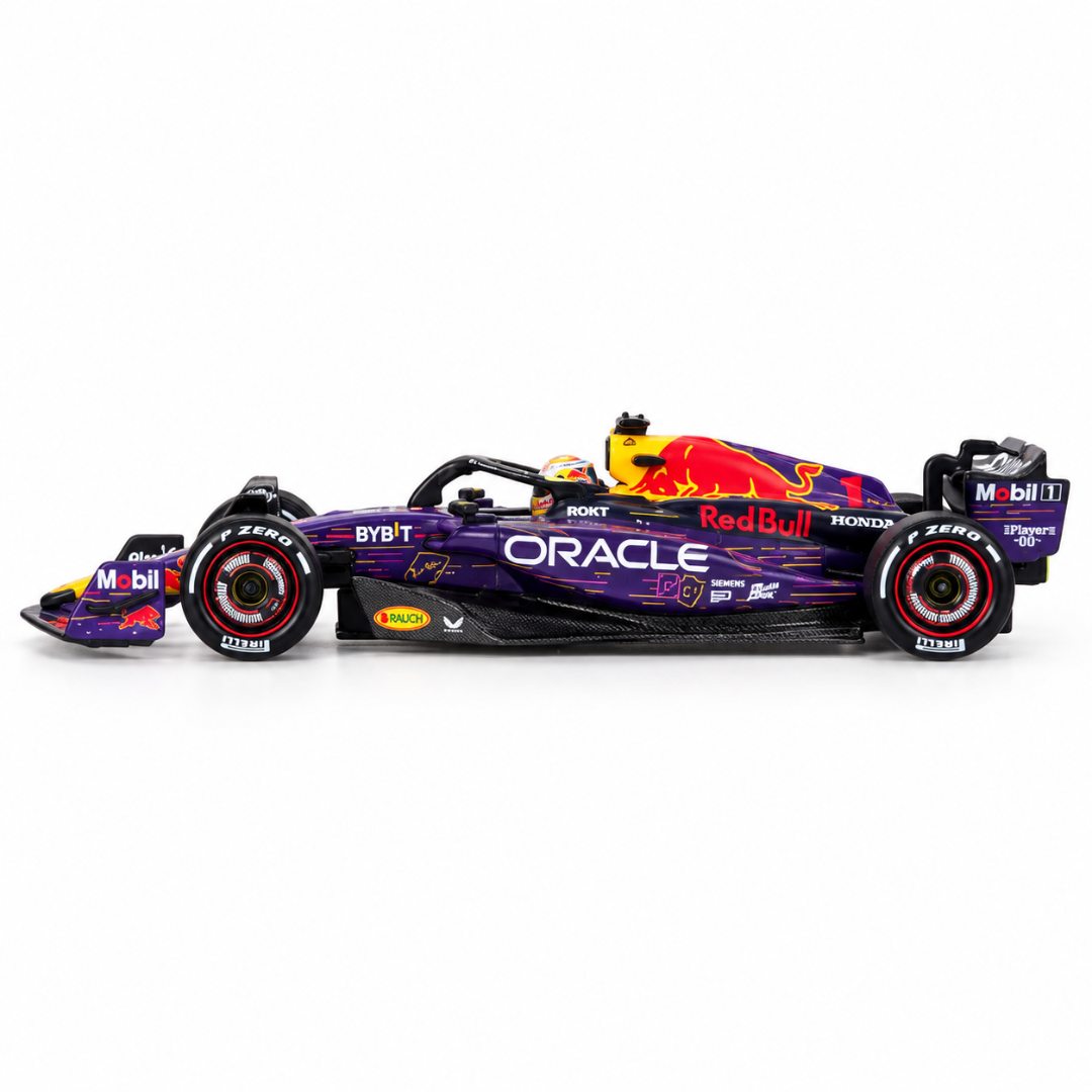 MINI GT Imported Oracle Red Bull Racing RB19 #1 Max Verstappen 2023 Las Vegas GP Winner 1:64 Diecast #1194