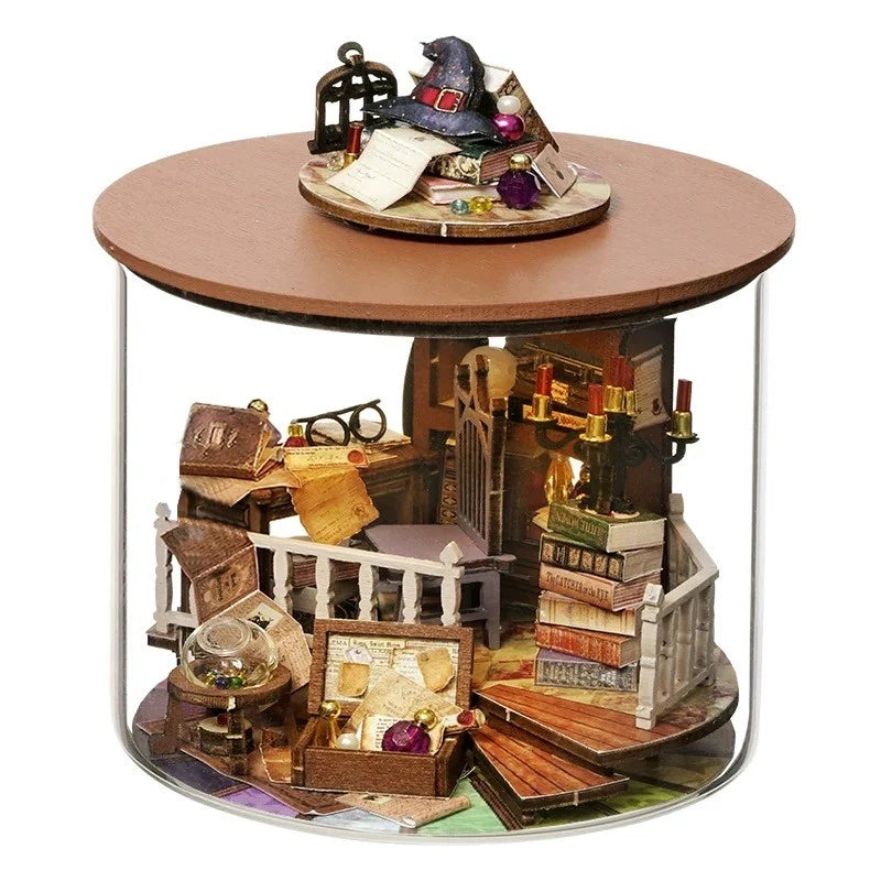 Magic House 3D DIY Decor Miniature House Kit in Dream Bottle Series 3D DIY Decor
