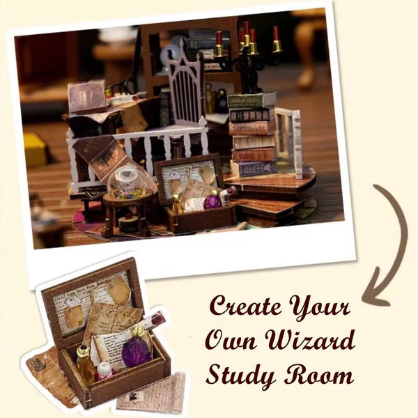 Magic House 3D DIY Decor Miniature House Kit in Dream Bottle Series 3D DIY Decor