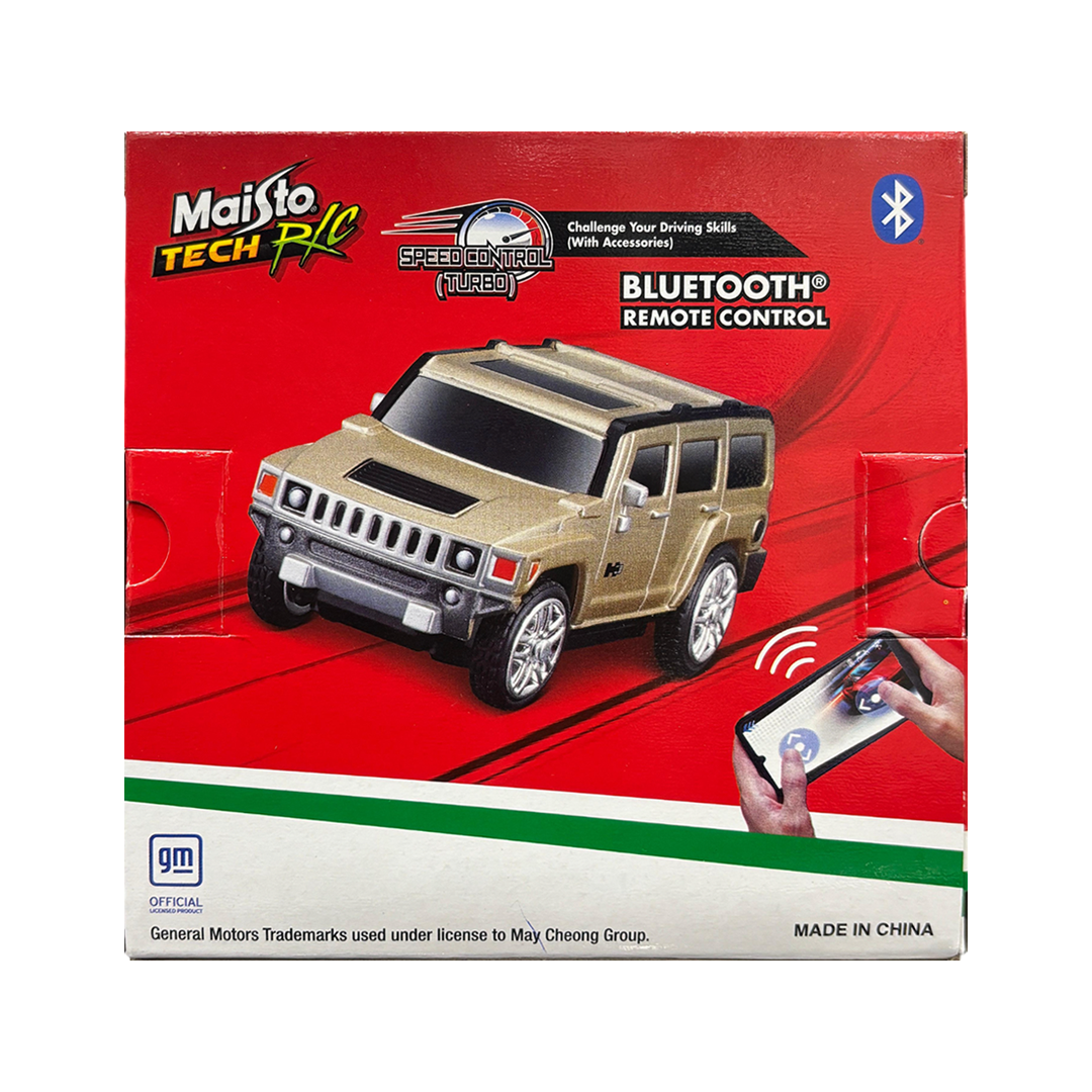 Maisto Tech R/C 1/64 Hummer H3 – Bluetooth Remote Control Car with Smartphone App Control