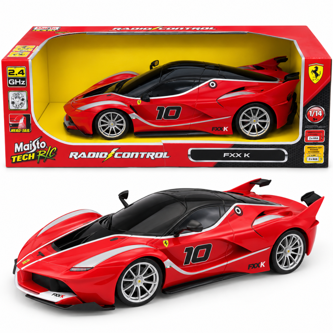 Maisto Tech R/C Ferrari FXX K 1:14 – Red 2.4GHz Remote Control Car