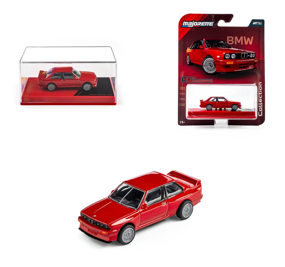 Majorette BMW M3 1:64 Scale Die-Cast Metal Model Car – Red