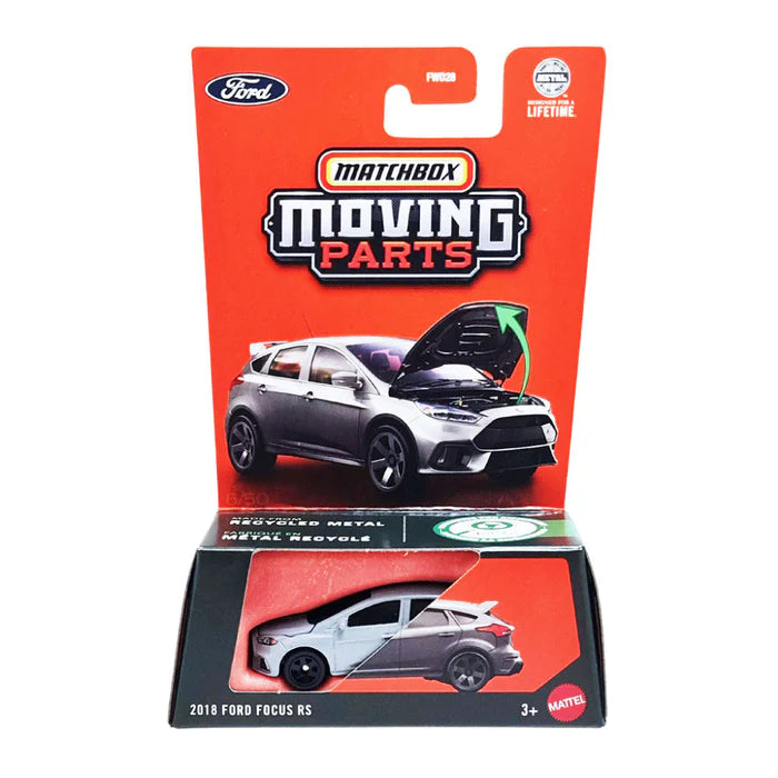 Matchbox Scale 1 : 64 Moving Parts 2025 Vehicles Exclusive Collection - 2018 Ford Focus RS