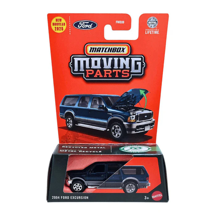 Matchbox Scale 1 : 64 Moving Parts 2025 Vehicles Exclusive Collection - 2004 Ford Excursion