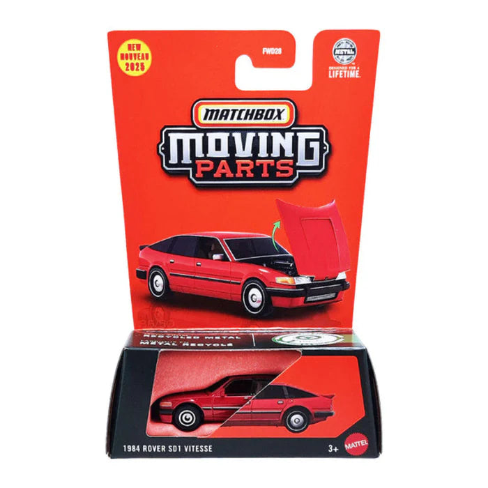 Matchbox Scale 1 : 64 Moving Parts 2025 Vehicles Exclusive Collection - 1984 Rover SD1 Vitesse