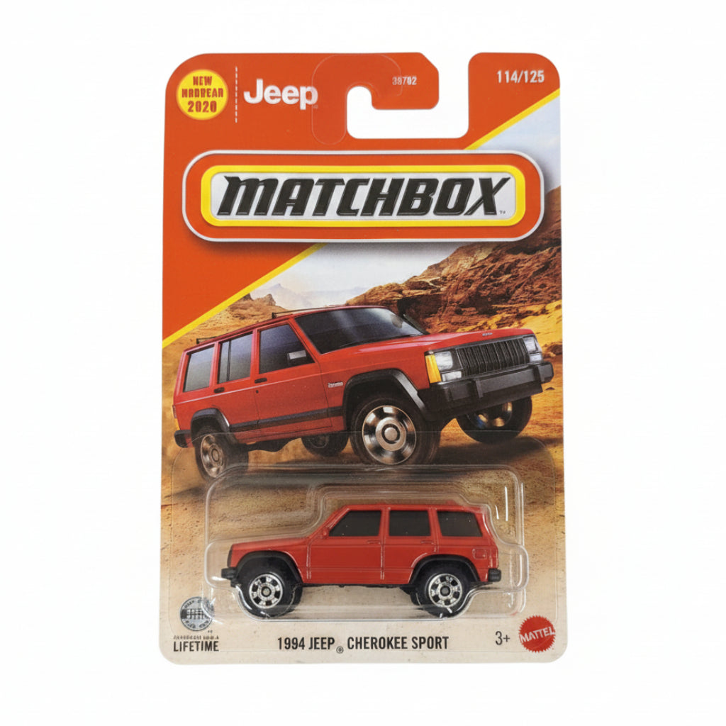 Matchbox Imported 1994 Jeep Cherokee Sport Die-Cast Toy Car