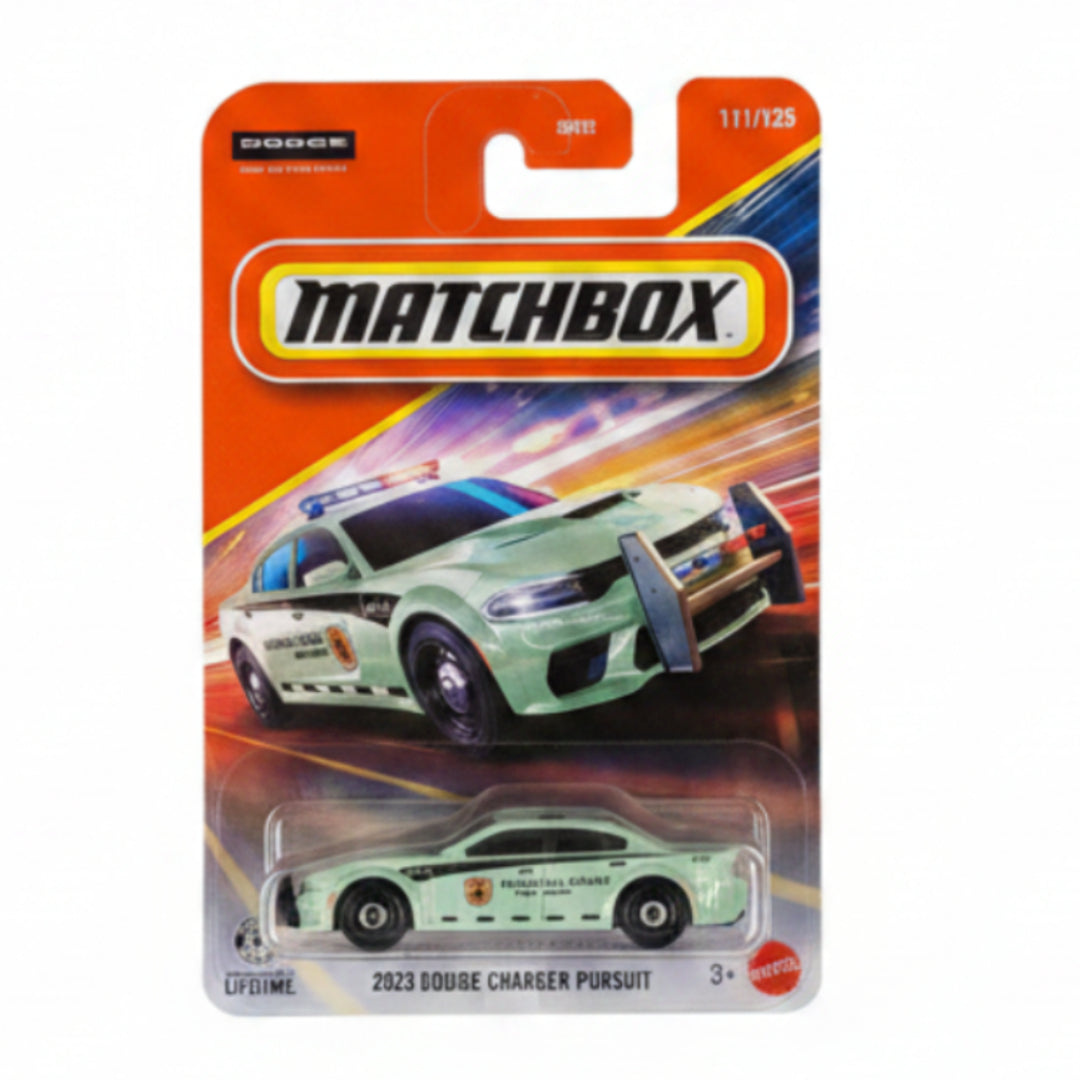 Matchbox Imported 2023 Dodge Charger Pursuit Die-Cast Police Car