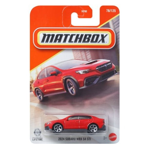 Matchbox Imported 2024 Subaru WRX S4 STI Die-Cast Car| 1:64 Scale
