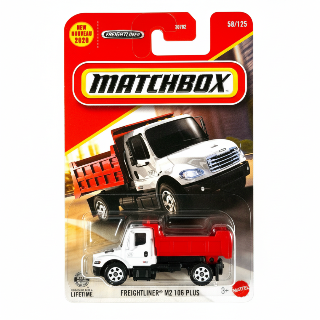 Matchbox Imported Freightliner M2 106 Plus Dump Truck Die-Cast Model| 1:64 Scale