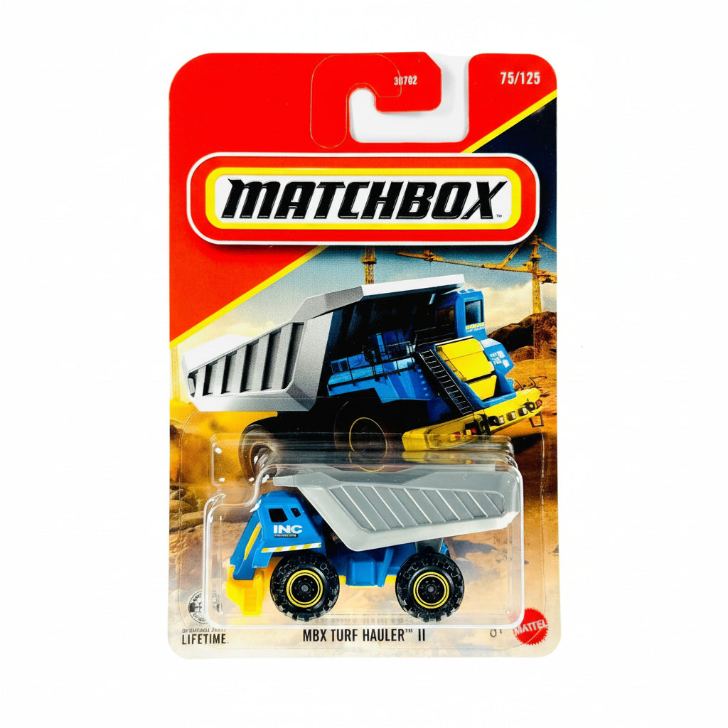Matchbox Imported MBX Turf Hauler II Die-Cast Construction Dump Truck| 1:64 Scale