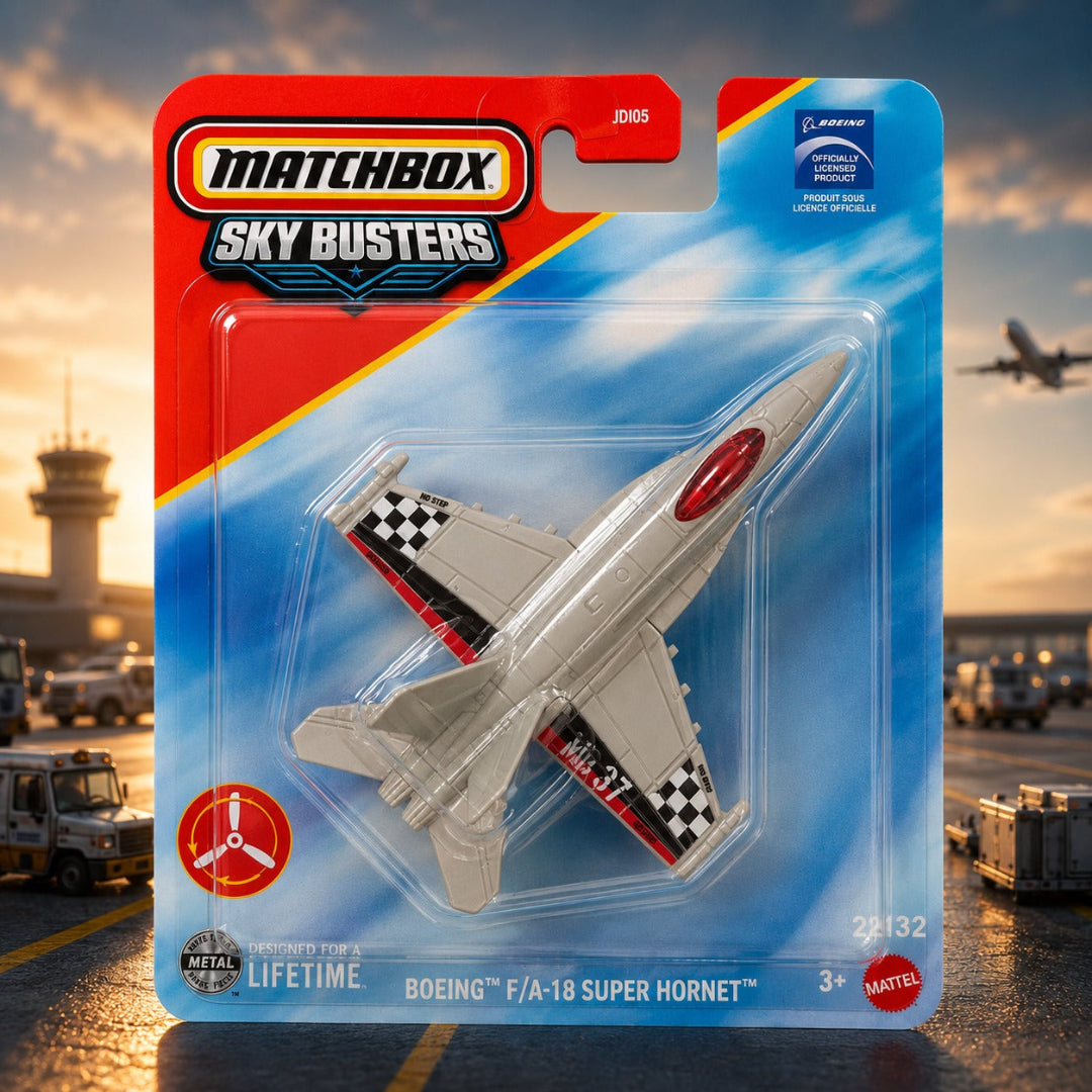 Matchbox Imported Sky Busters Boeing F/A-18 Super Hornet Die-Cast Fighter Jet