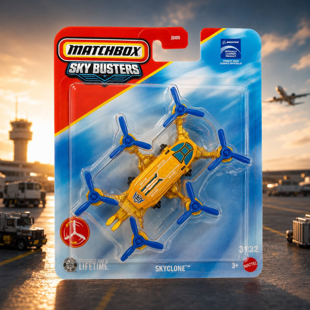 Matchbox Imported Sky Busters Skyclone Drone Die-Cast Aircraft