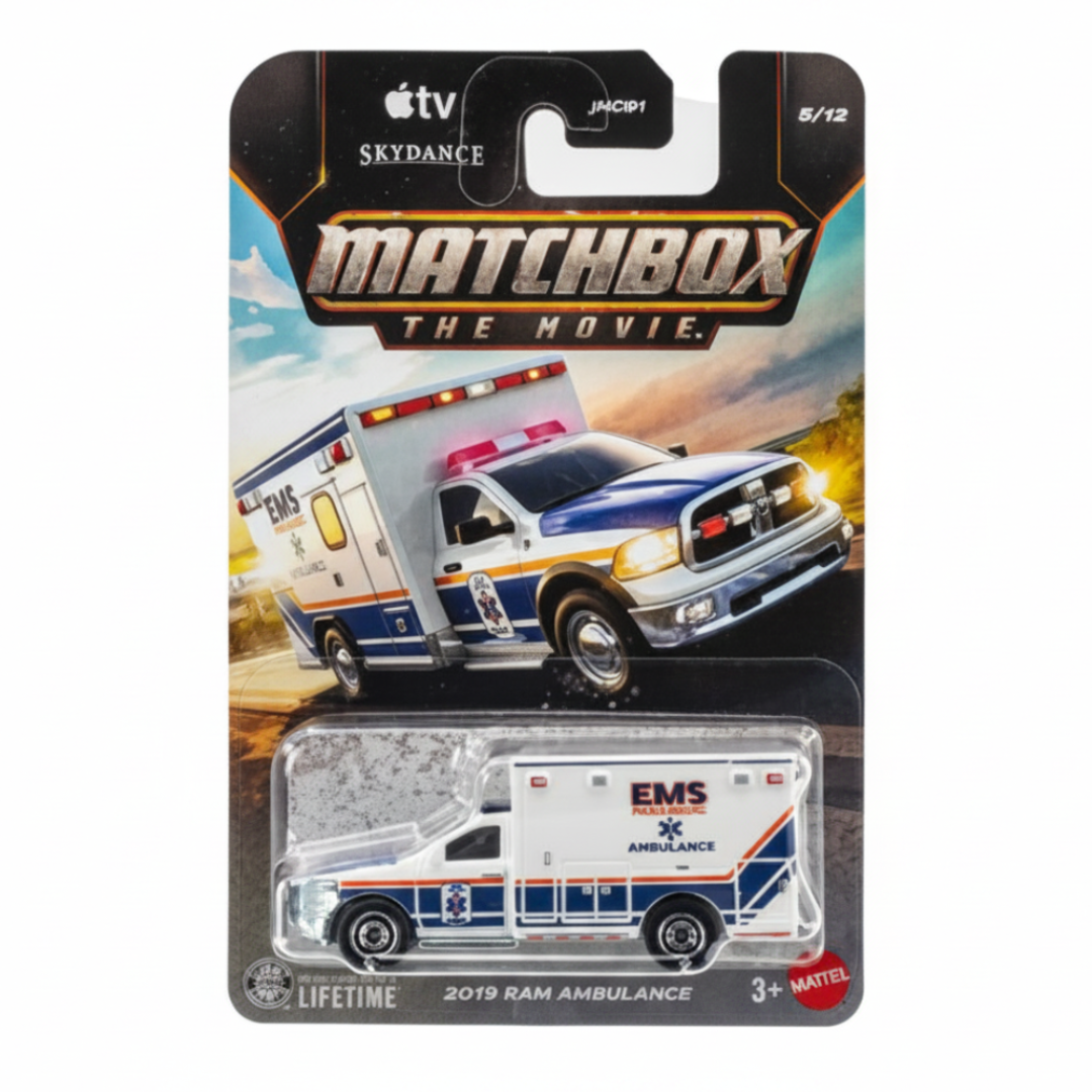 Matchbox Imported The Movie 2019 RAM Ambulance Die-Cast Vehicle