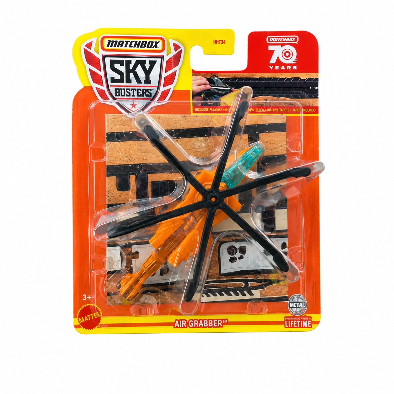 Matchbox Sky Busters Air Grabber Flying Launcher