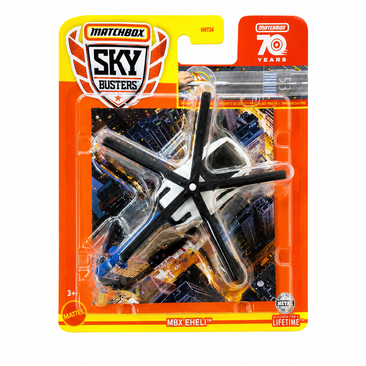 Matchbox Sky Busters MBX EHELI Helicopter Launcher
