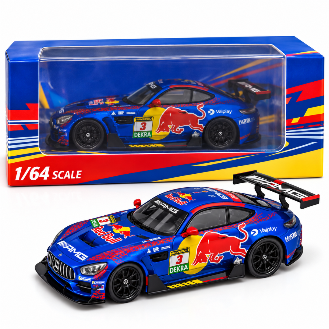 Mercedes-AMG GT3 Red Bull Racing Edition 1:64 Diecast Model Car