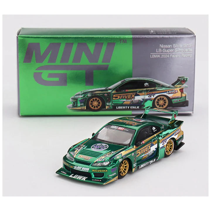 Mini GT Nissan Silvia (S 15)LB super silhouette LBWK 2024 Fausto Racing 858