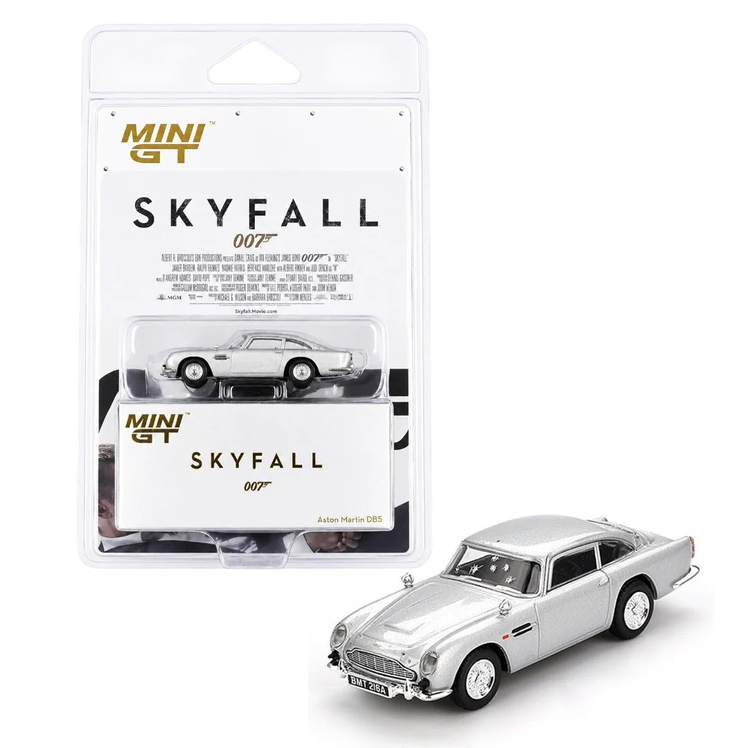 Mini GT Aston Martin DB5 Skyfall 007 James Bond 1:64 Diecast Model Car