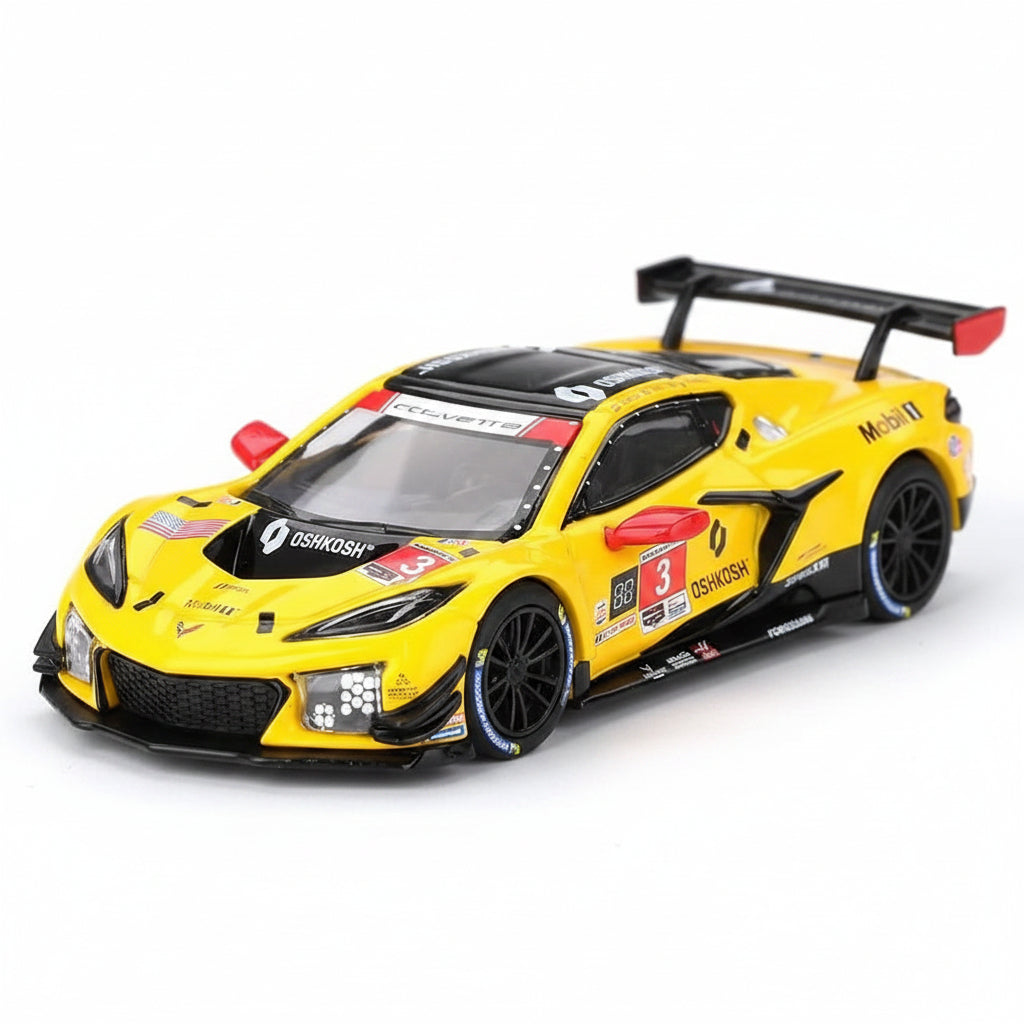 Mini GT IMSA Chevrolet Corvette Z06 GT3.R #3 2025 IMSA Daytona 24 Hours Pratt Miller Motorsports 1:64 1168 Diecast Model Car