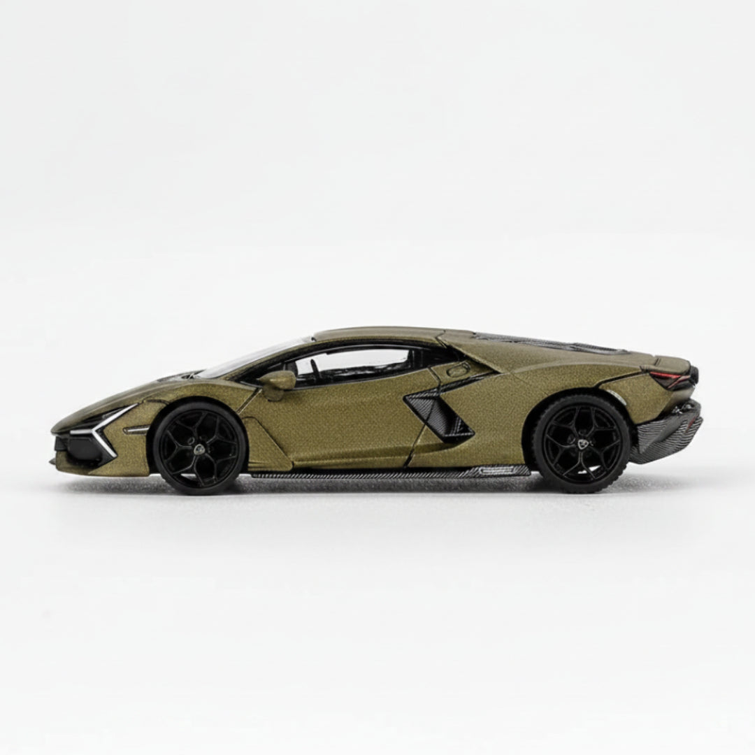 Mini GT Imported MINI GT 1:64 Lamborghini Revuelto Verde Gea Matte Diecast Model Car #1136