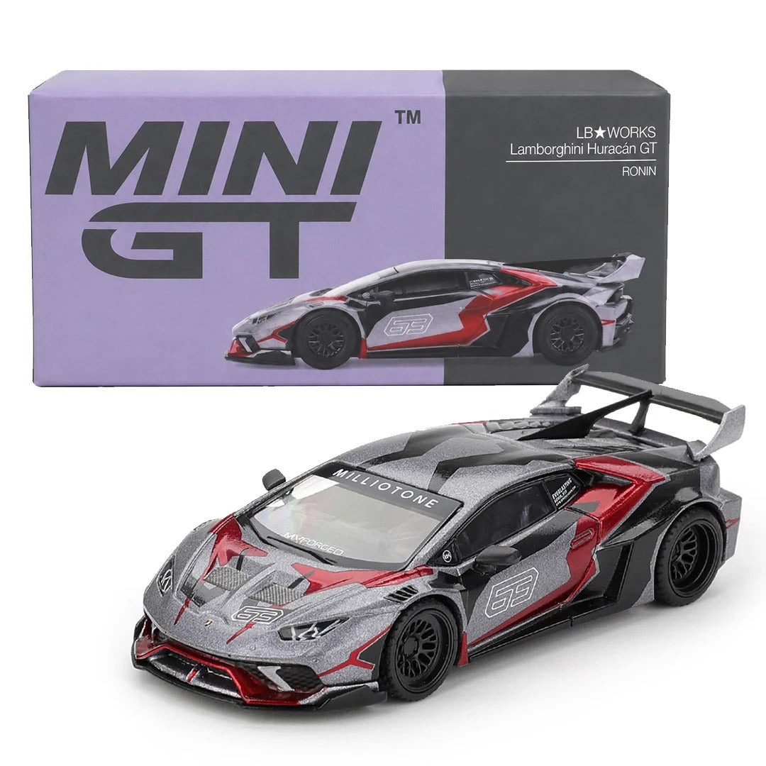 Mini GT LB★WORKS Lamborghini Huracán GT Ronin 1:64 Diecast Model Car 1177