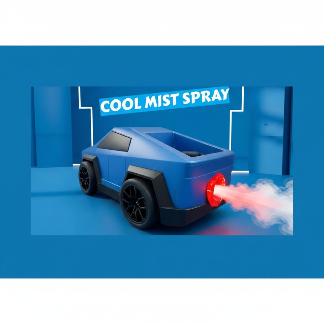 Mini Spray Drift RC Car with Remote Control, Follow Mode & Escape Mode – Blue
