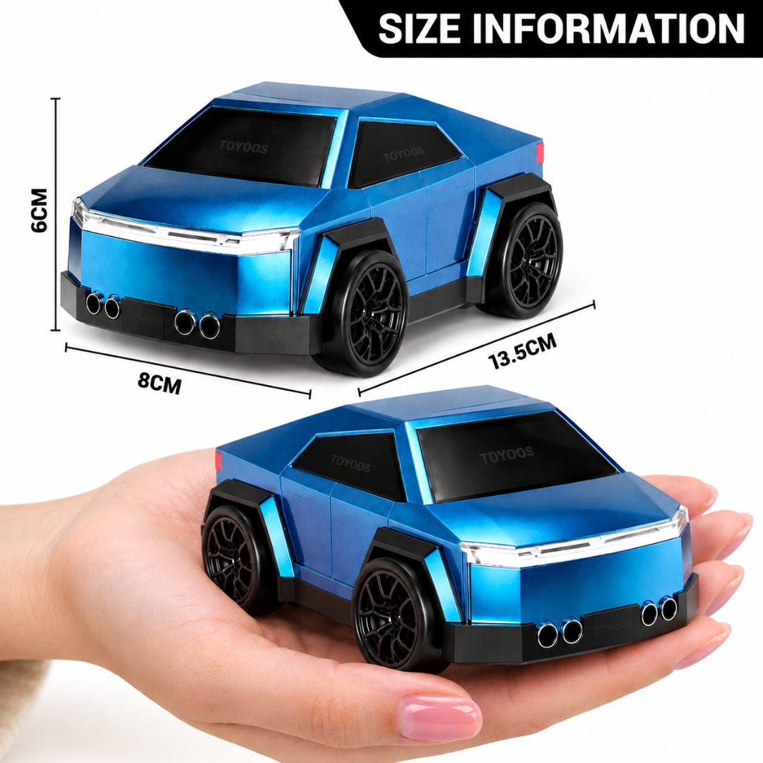 Mini Spray Drift RC Car with Remote Control, Follow Mode & Escape Mode – Blue