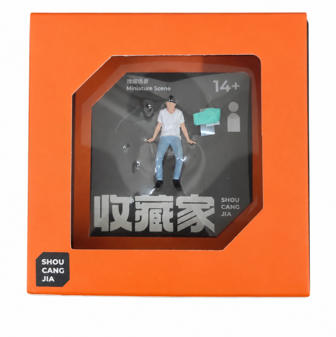 Miniature Male Figure 2.8 Cm – Realistic Human Figurine for Diorama, Model Cars