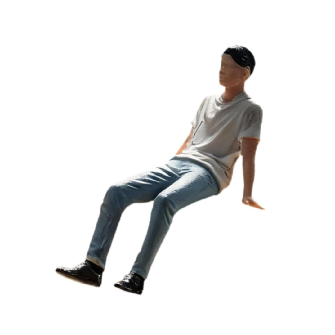 Miniature Male Figure 2.8 Cm – Realistic Human Figurine for Diorama, Model Cars