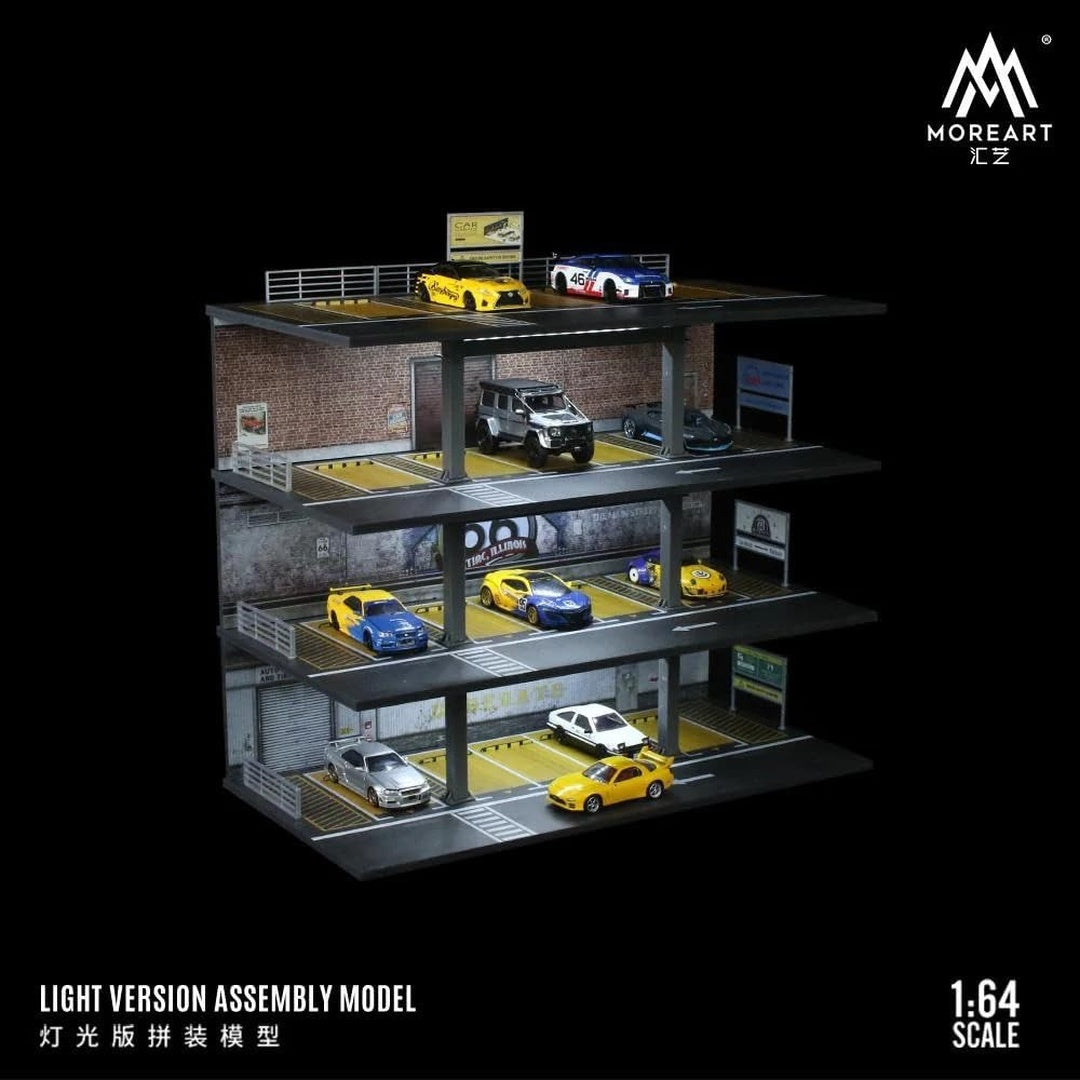 MoreArt 922004 Multi-Level Parking Garage Diorama 1:64 Scale