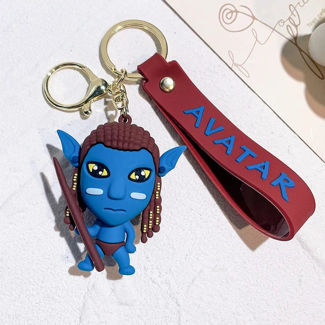 Avatar Neytiri 3D Silicon Keychains with Bagcharm and Strap