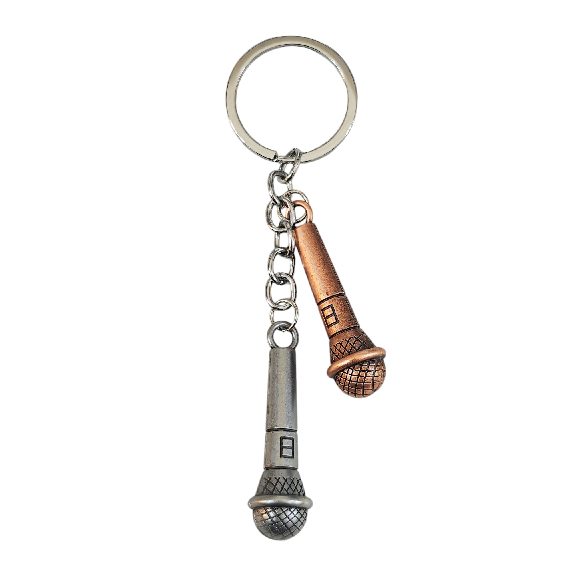 2 -In-1 Mic Metal Keychain