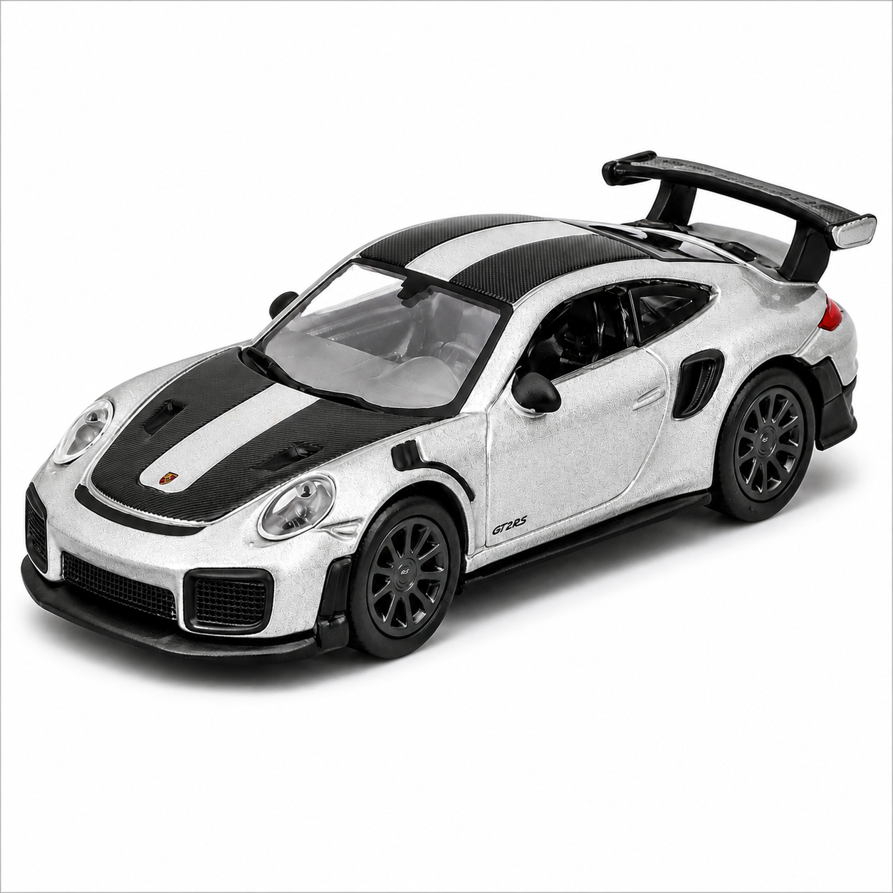 Official Bburago Porsche 911 GT2 RS Grey - 1 : 64 Diecast Scale Model