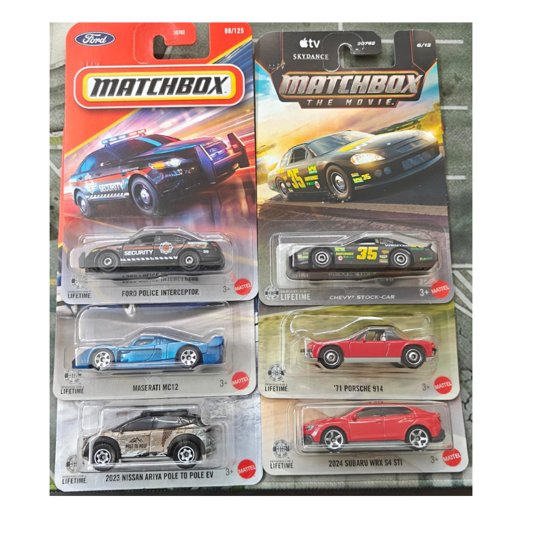 Official Matchbox Box Set of 24 K case 2026 with Apple TV Cars