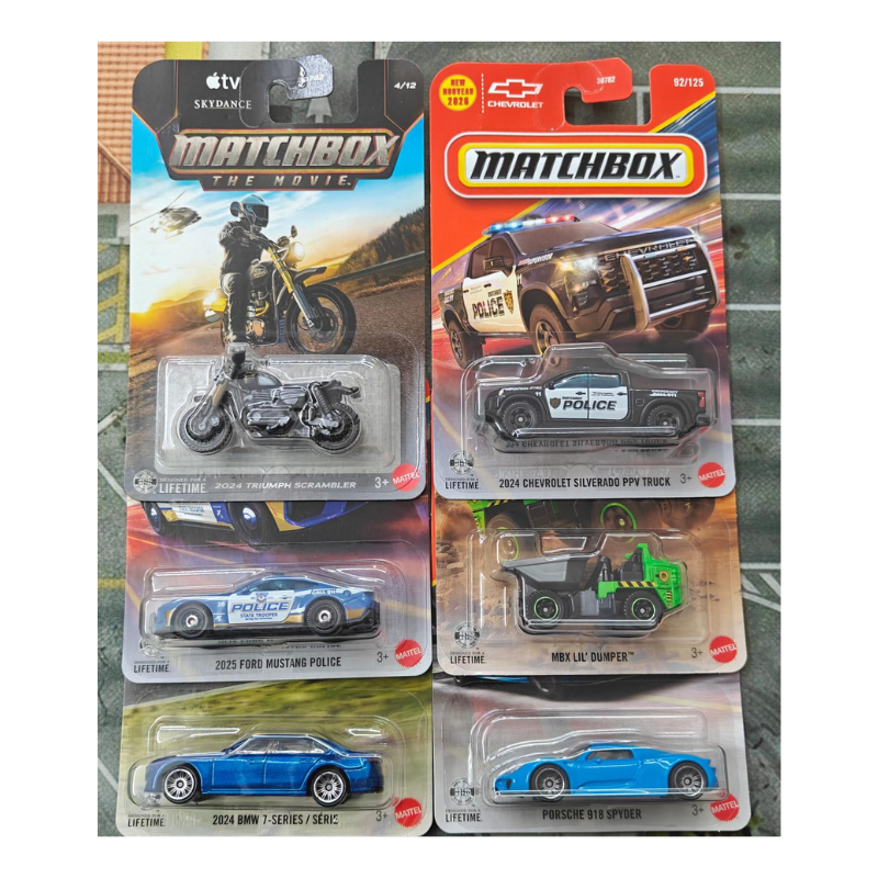 Official Matchbox Box Set of 24 K case 2026 with Apple TV Cars