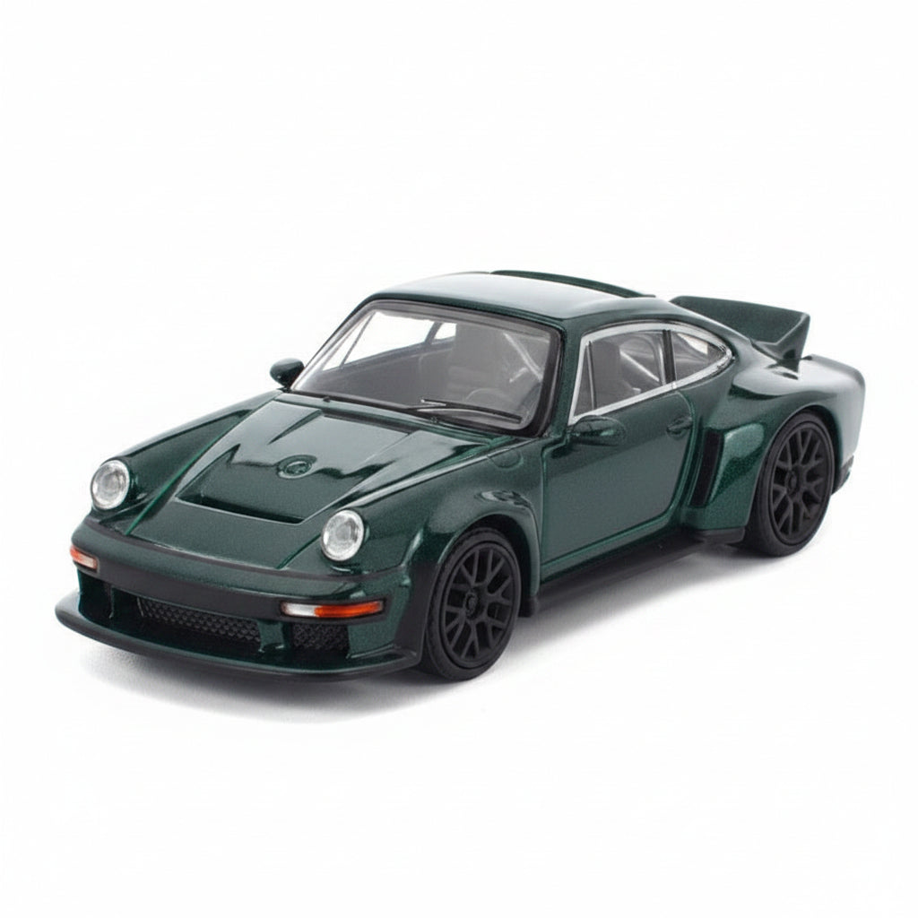 POP RACE Singer DLS Turbo Road Green PR640326 1:64 Diecast Model Car