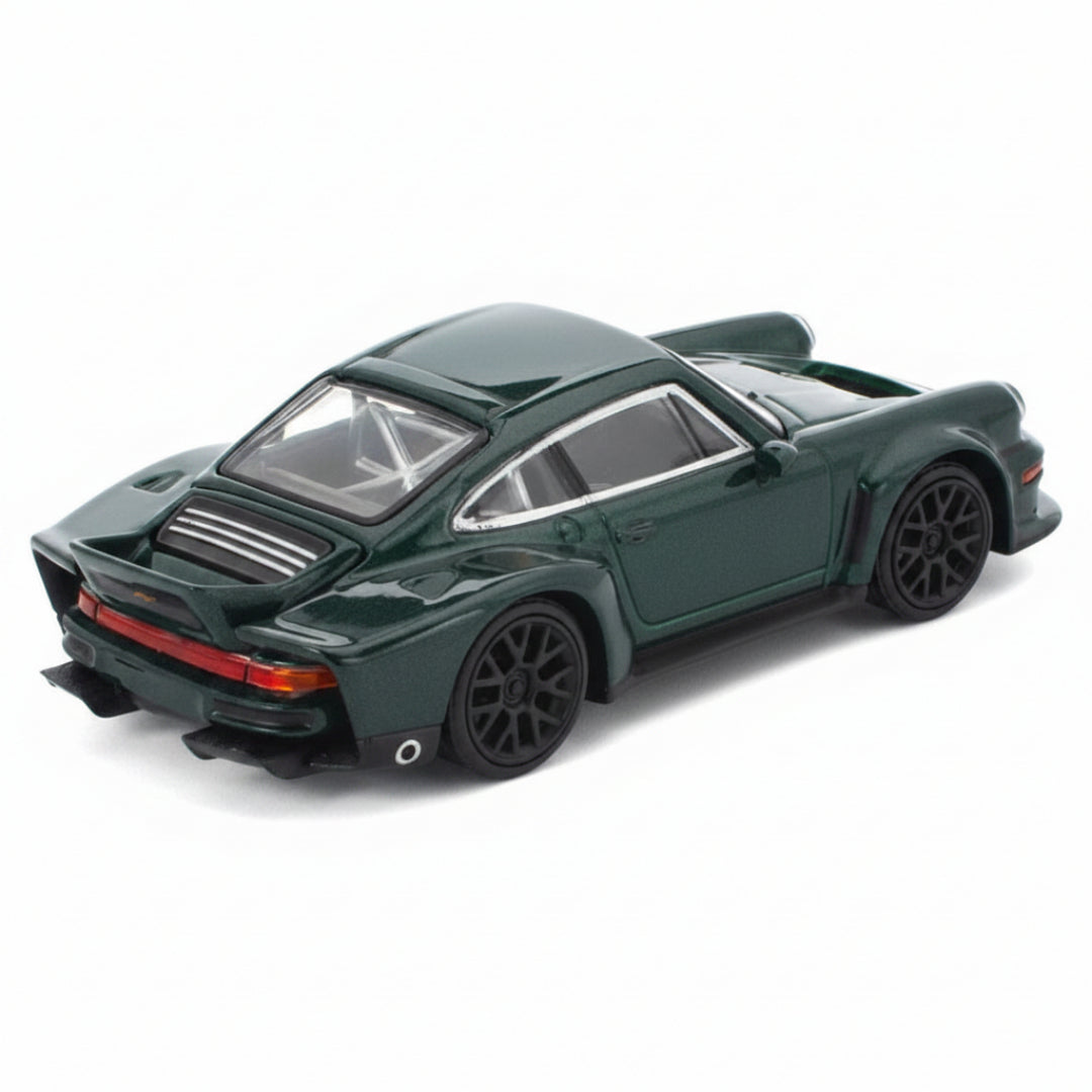 POP RACE Singer DLS Turbo Road Green PR640326 1:64 Diecast Model Car