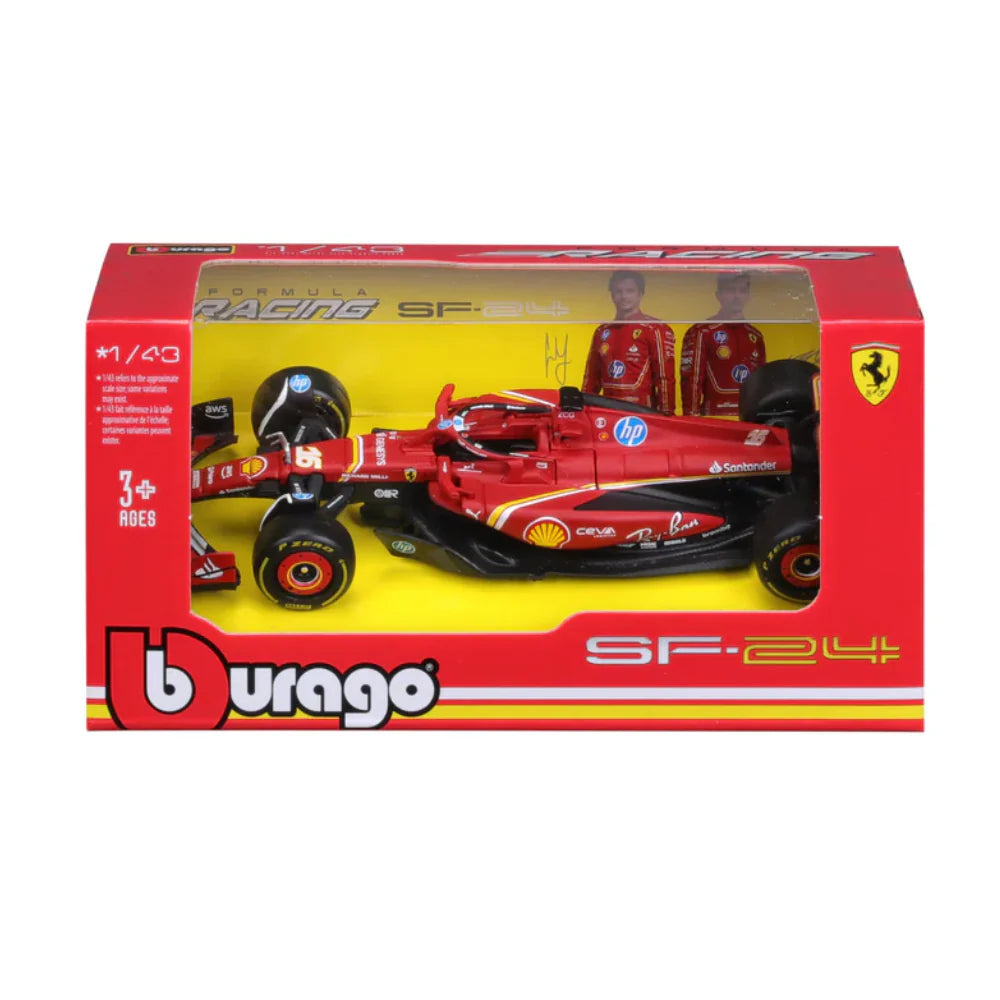 Bburago F1 2024 Ferrari F1 Team SF-24 -  #16 Charles Leclerc 1/43 Scale