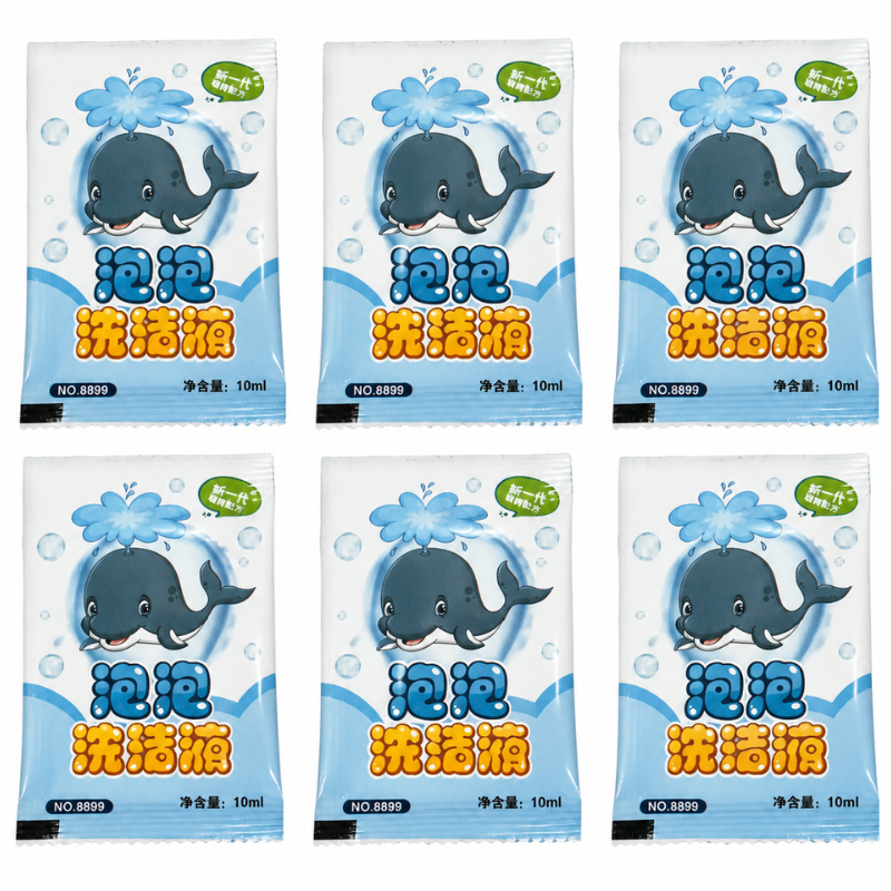Pack of  6 Bubble Liquid Refill Sachets