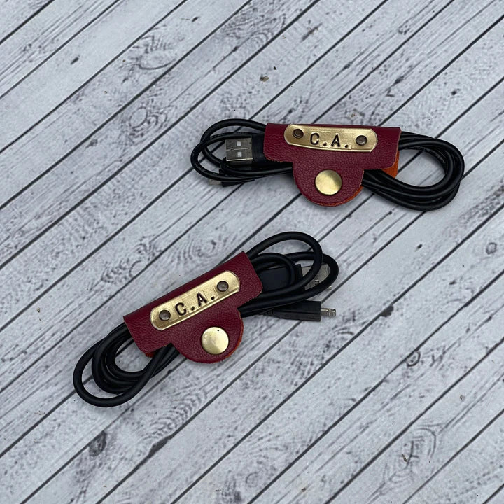 Personalised Cable Holders (Set of 2) (No CASH ON DELIVERY allowed on this product)
