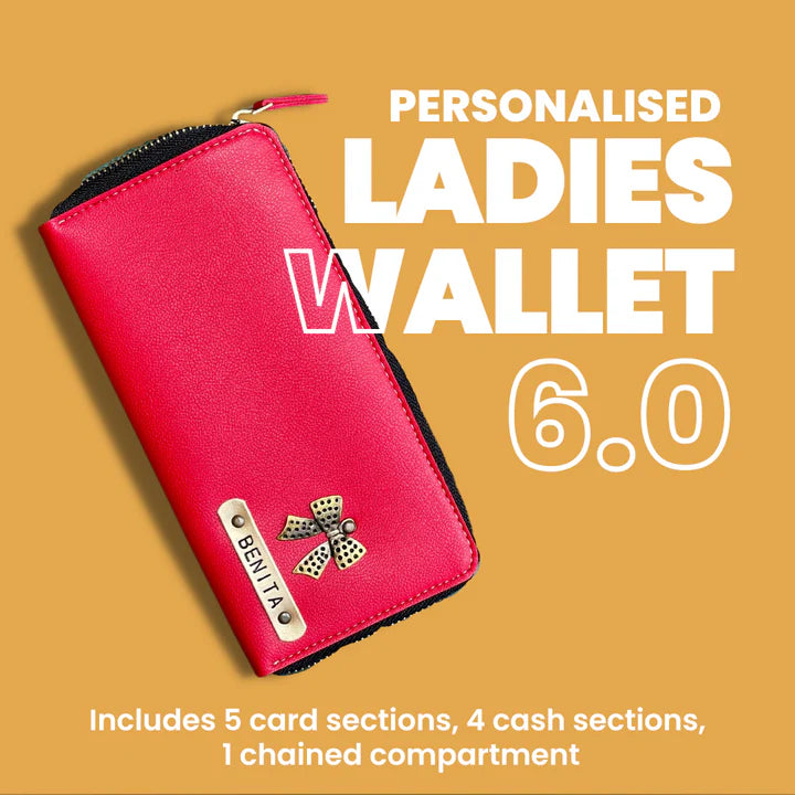 Personalised Ladies Wallet 6.0 (No CASH ON DELIVERY allowed on this product)