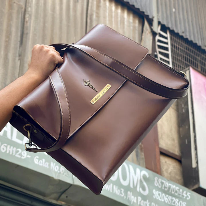 Personalised Laptop Bag With Charm - No COD Allowed On Personalised Product