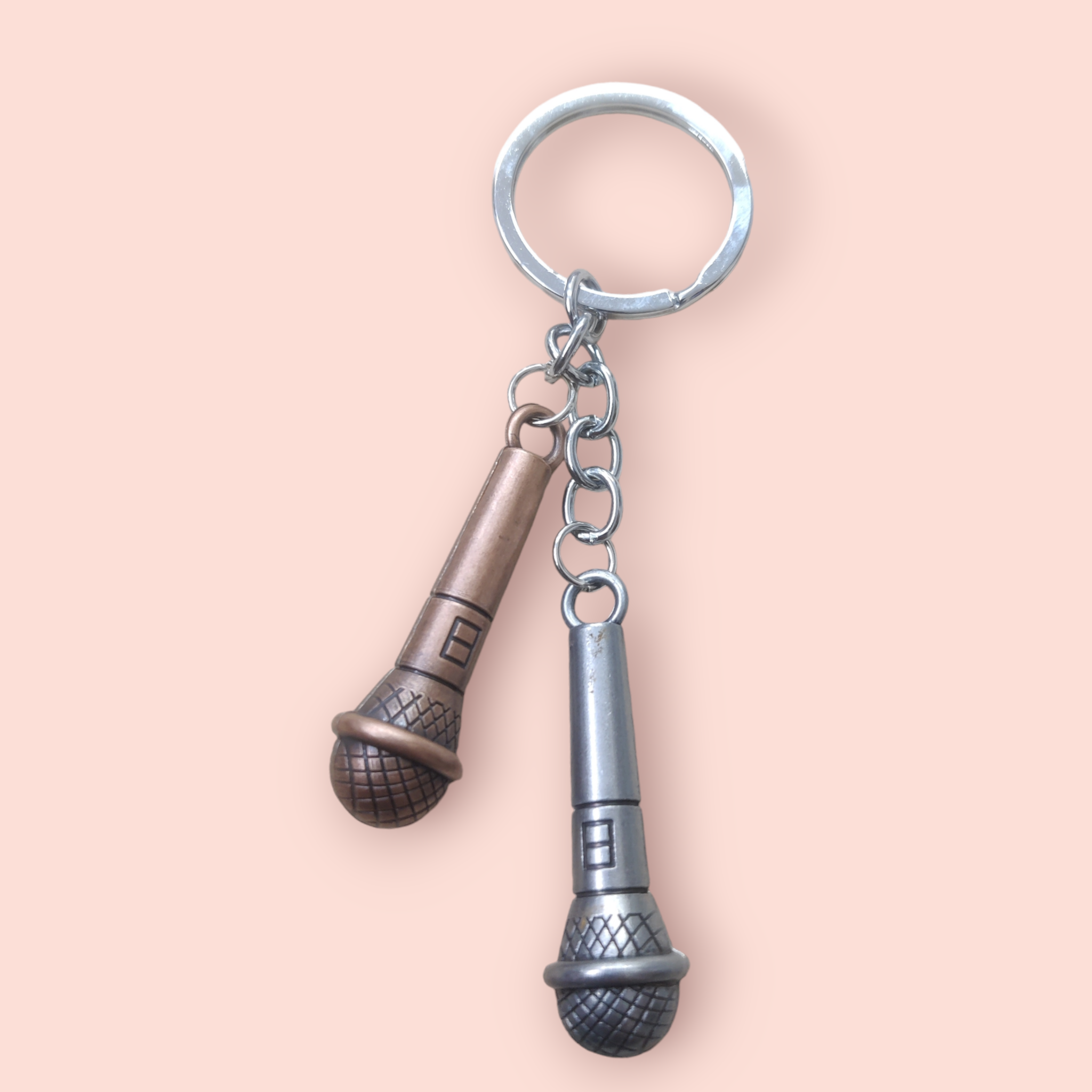 2 -In-1 Mic Metal Keychain