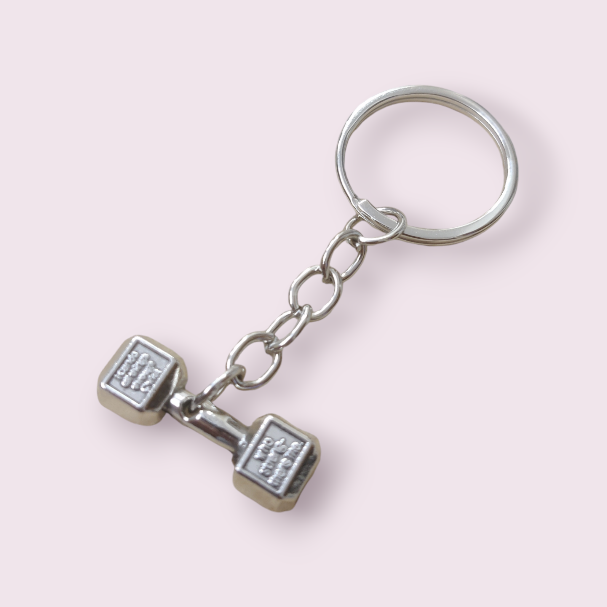 Dumbell Keychain