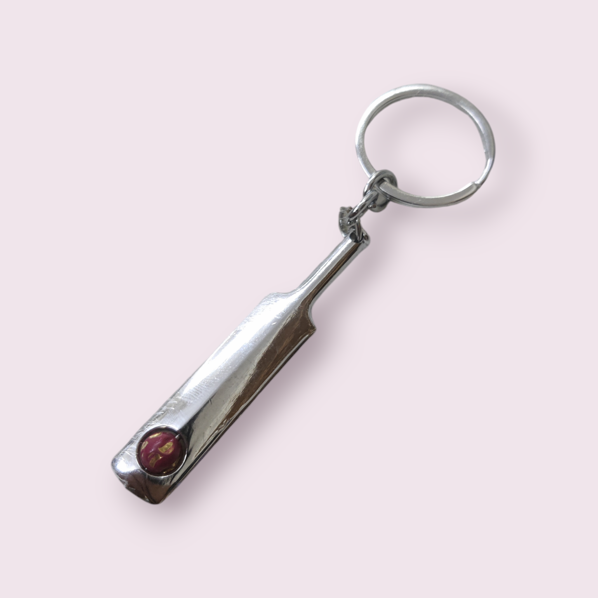 Bat Ball Metal Keychain (Select From Drop Down Menu)