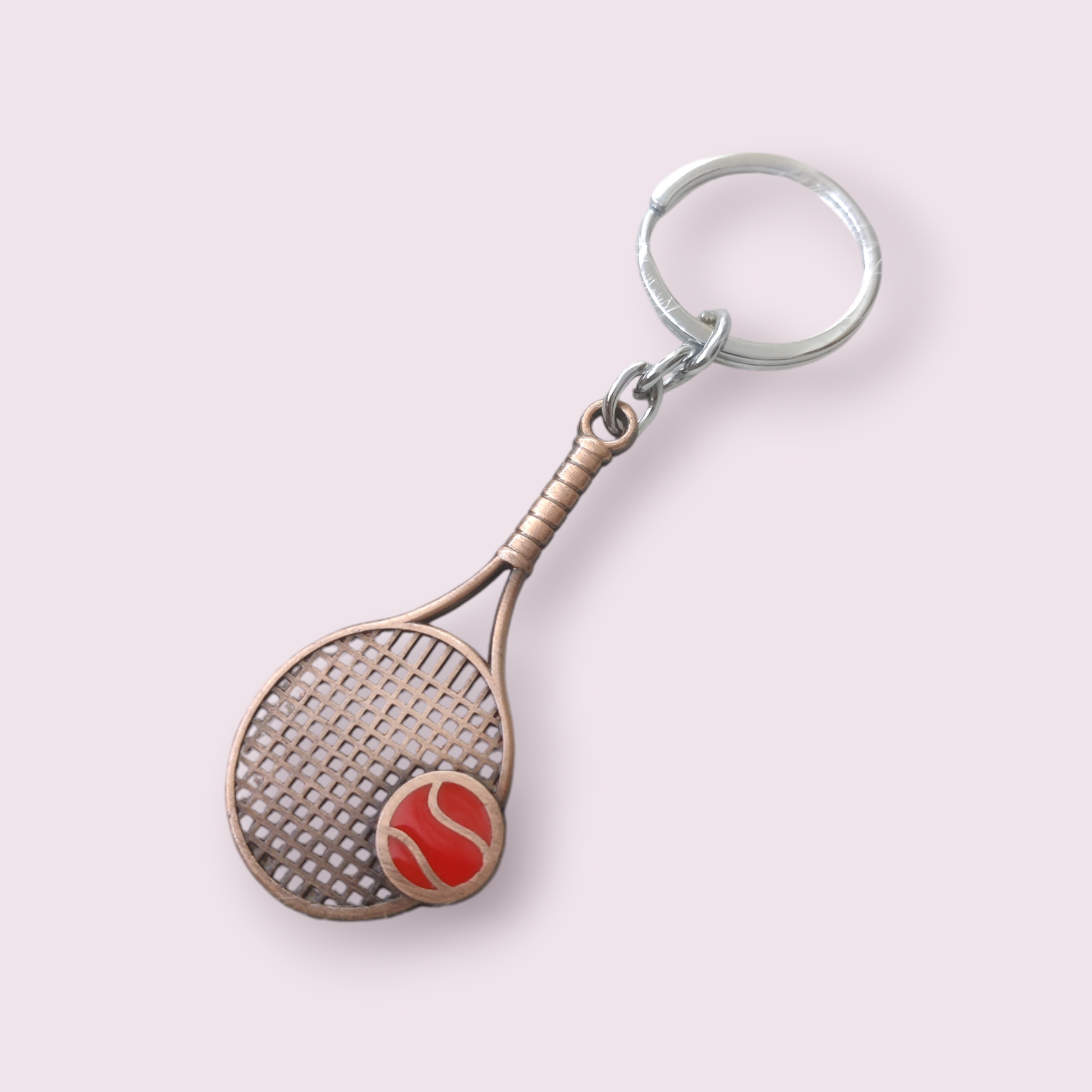 2D Tennis Metal Keychain (Choose From Drop Down Menu)