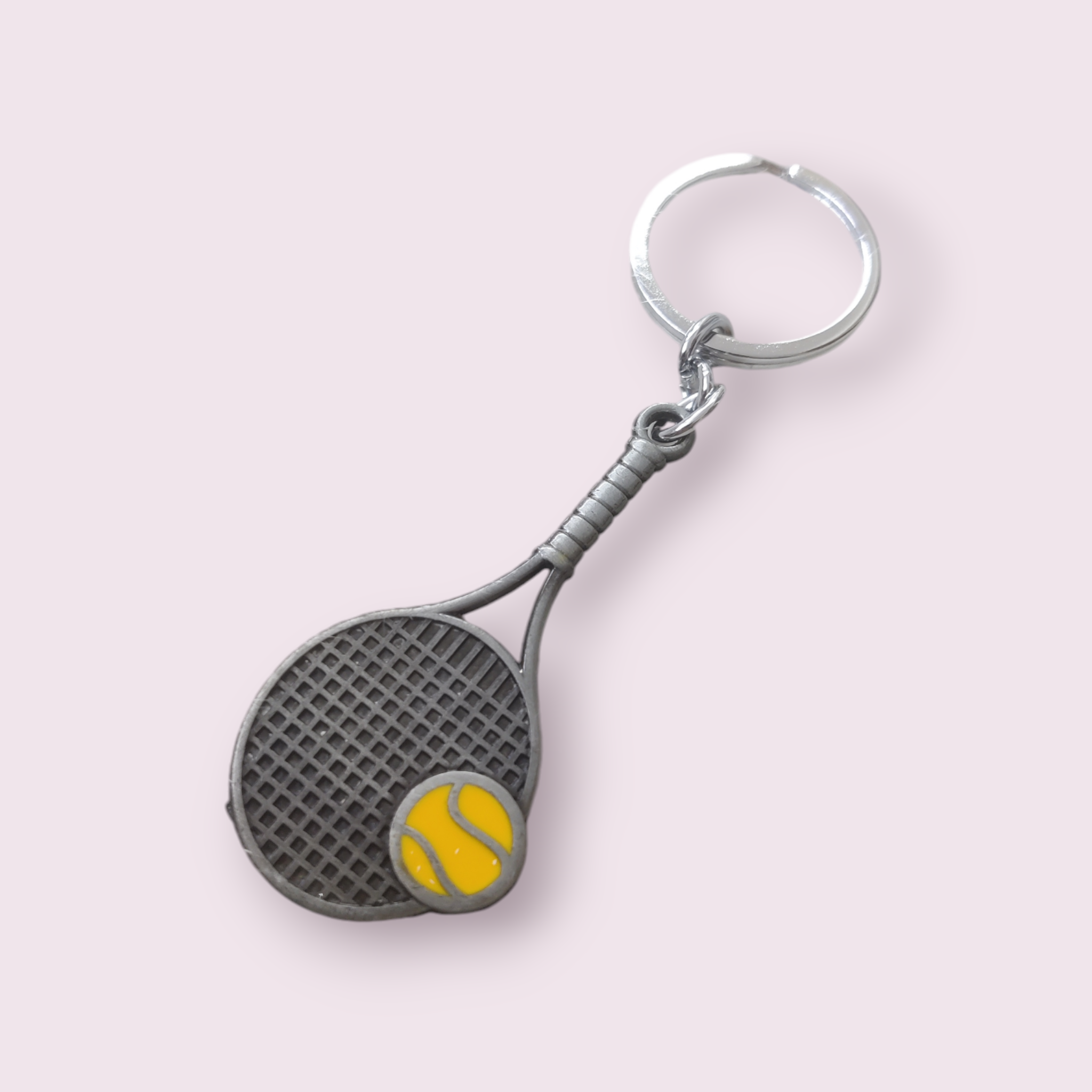 2D Tennis Metal Keychain (Choose From Drop Down Menu)