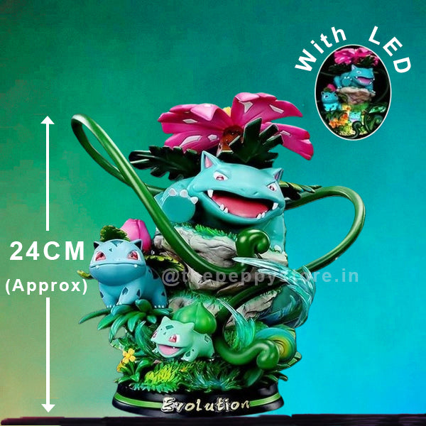 Pokemon Venusaur Collectable Figure With Lights - 24 cm (No Cod Allowed On This Product) - Prepaid Orders Only