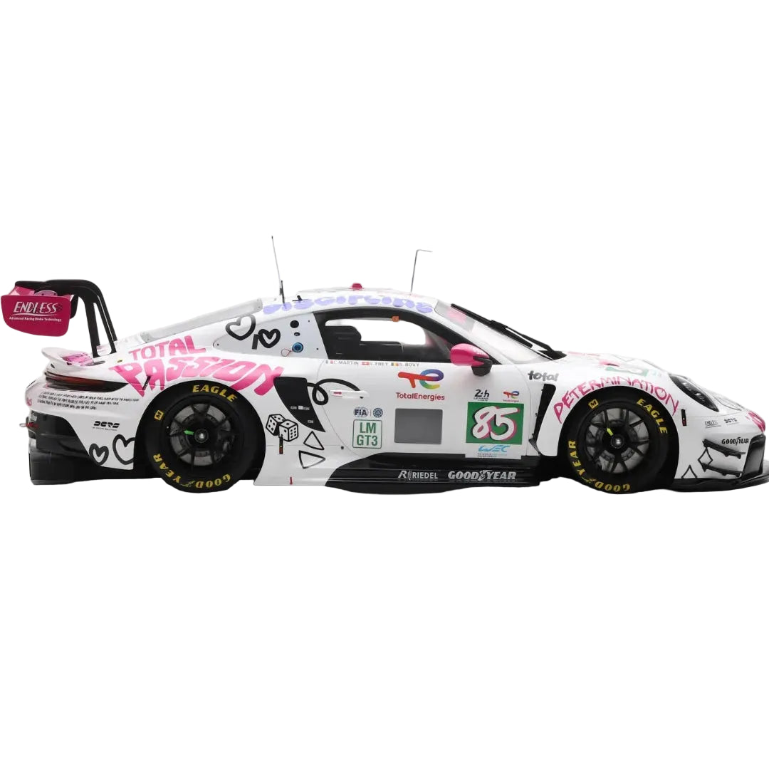Porsche 911 GT3 R Iron Dames #85 – 2025 Le Mans 24H LMGT3 1:64 Diecast Model Car-TH-123