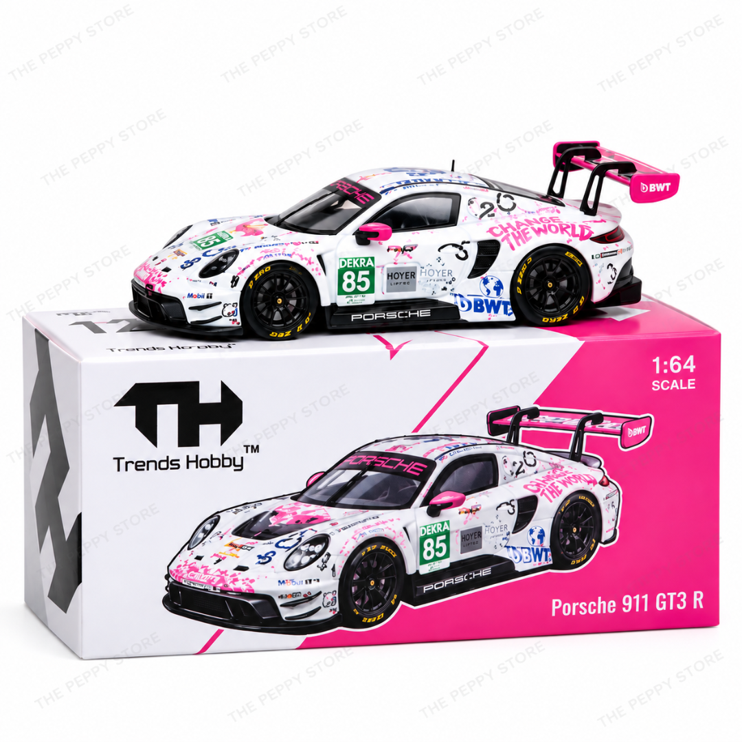 Porsche 911 GT3 R Iron Dames #85 – 2025 Le Mans 24H LMGT3 1:64 Diecast Model Car-TH-123